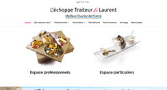 Desktop Screenshot of lechoppe-traiteur.com
